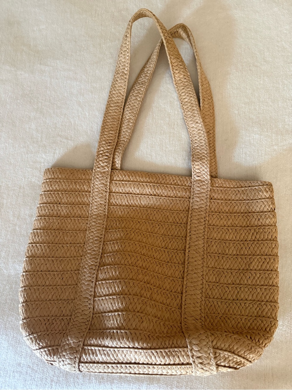 Draper James Straw Shoulder Bag - Natural Woven Color